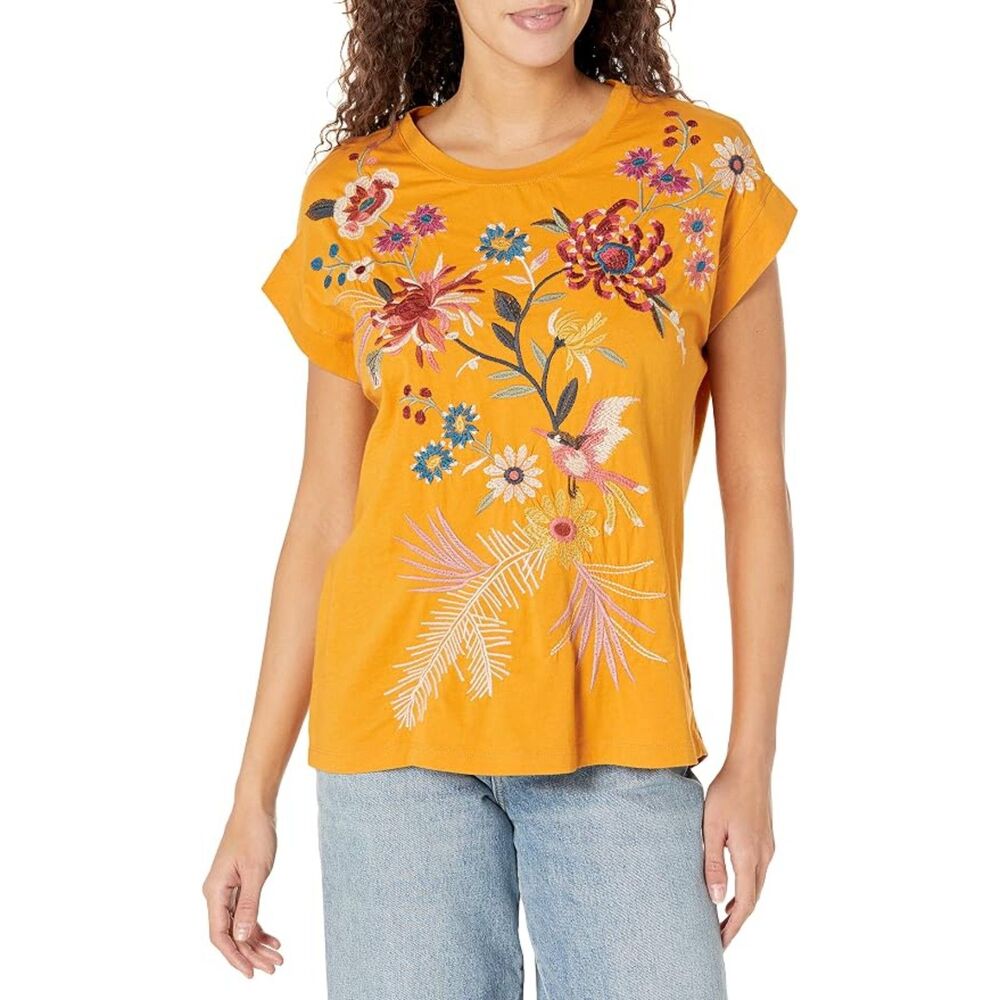JWLA by Johnny Was Women's Tiarei Relaxed Tee Sz XXL - Picture 4 of 4